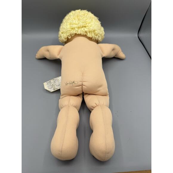 Vintage Cabbage Patch Kids Boy Doll Mets Uniform Yarn Hair 1978 1982 Coleco - Picture 6 of 9